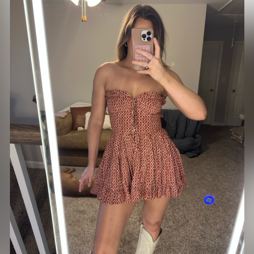 Small Skylar and Madison strapless dress